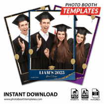 Graduation Glitter iPad Portrait