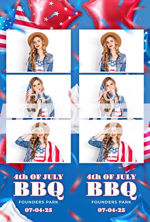 Patriotic Spirit 3-up Strips