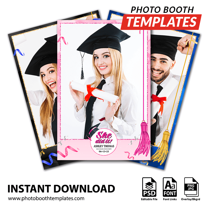 Glittering Graduation iPad Portrait