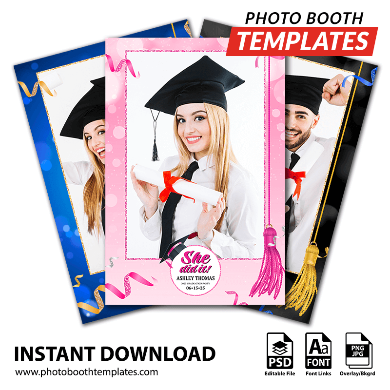 Glittering Graduation Portrait