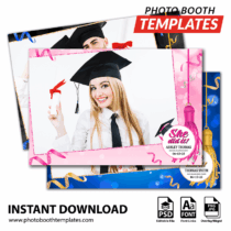 Glittering Graduation Postcard