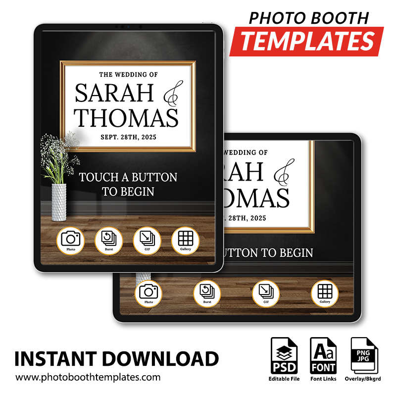 Artful Affair iPad Welcome Screens