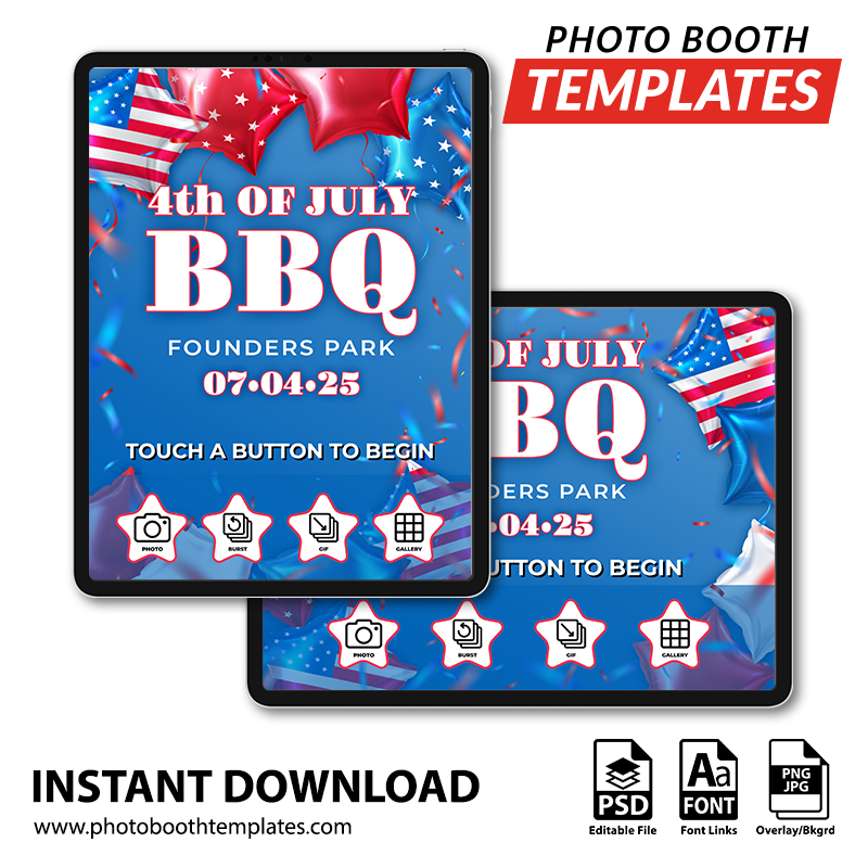 Patriotic Spirit iPad Welcome Screens
