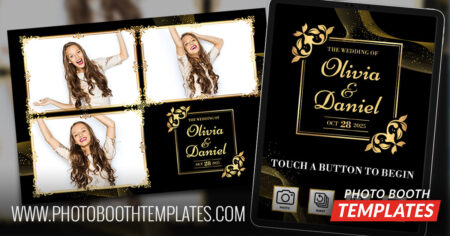 elegant formal wedding photo booth templates