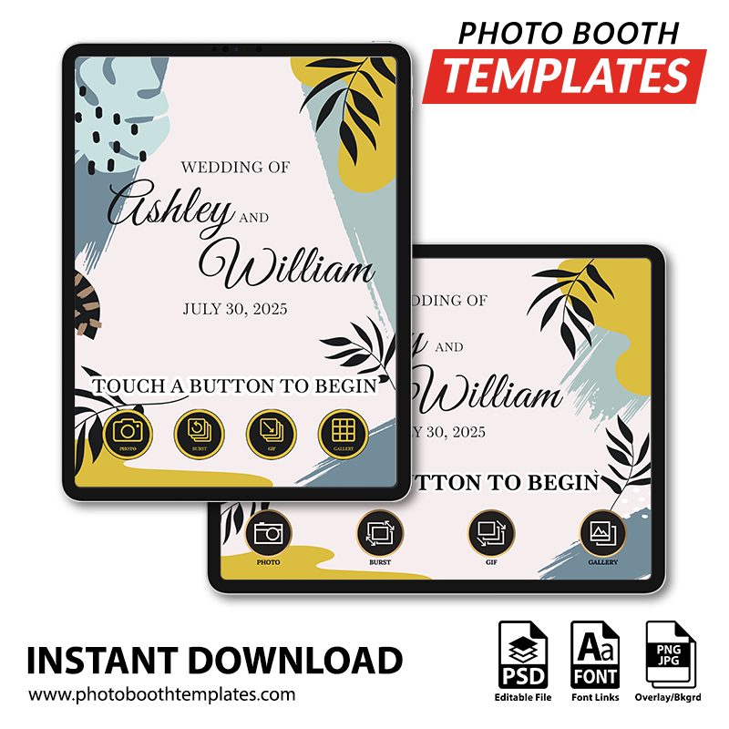 Tropical Unity iPad Welcome Screens