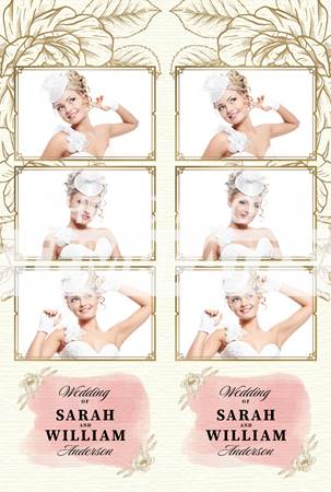 Timeless Roses 3-up Strips