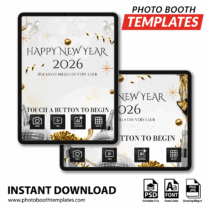 New Year's Party iPad Welcome Screens 1 New Year's Party iPad Welcome Screens