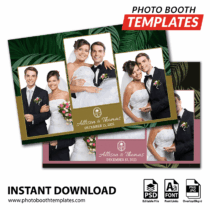 Tropical Vows 3-pose Postcard 1 Tropical Vows 3-pose Postcard