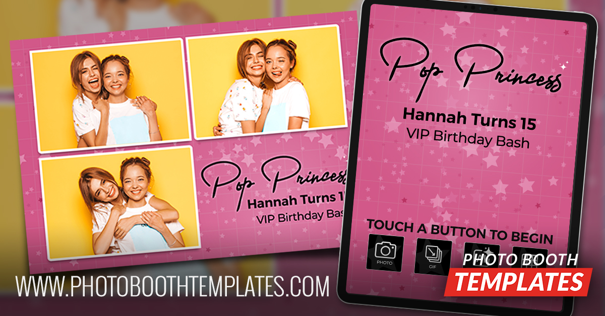 Birthday Era Photo Booth Templates Theme 8 new templates image birthday era photo booth templates