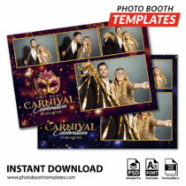 Masquerade Royale 4-pose Postcard 1 Masquerade Royale 4-pose Postcard