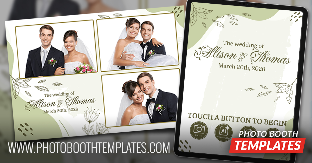 Hand Drawn Wedding Photo Booth Templates Theme 4 new templates image hand drawn wedding photo booth templates