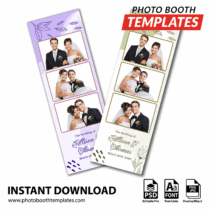 Hand Drawn Wedding 3-up Strips 1 Hand Drawn Wedding 3-up Strips