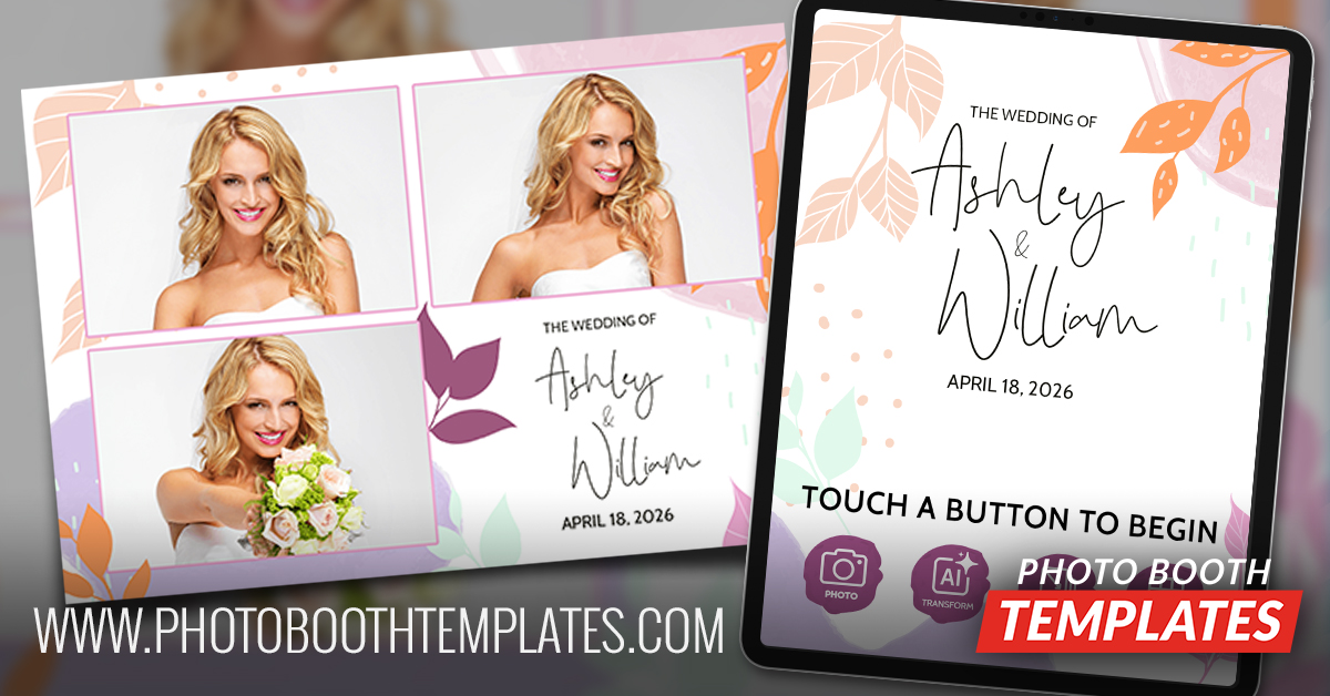 Abstract Vows Photo Booth Templates Theme 4 new templates image photo booth templates abstract vows