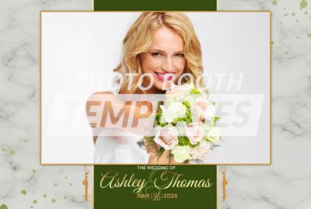 Marble Luxe Wedding Postcard 2 Marble Luxe Wedding Postcard