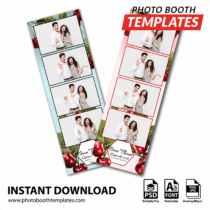 Cherry Celebration 4-up Strips