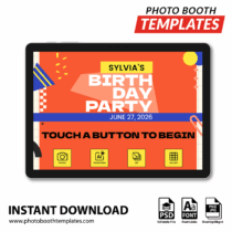 Geometric Birthday PC Welcome Screens