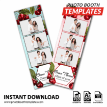 Cherry Celebration 3-up Strips