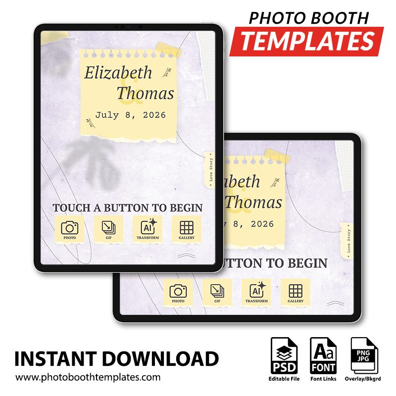 Histoire D'amour iPad Welcome Screens 1 Histoire D'amour iPad Welcome Screens