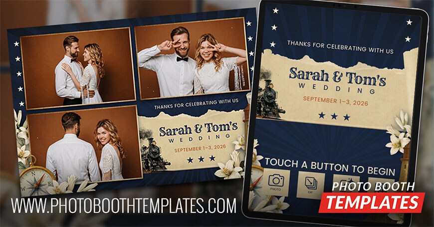 Heartland Romance Photo Booth Templates Theme 1 Heartland Romance Photo Booth Templates Theme