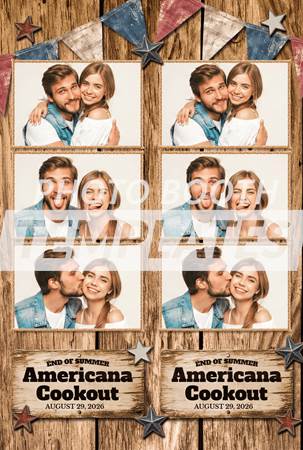 Americana Celebration 3-up Strips 2 Americana Celebration 3-up Strips