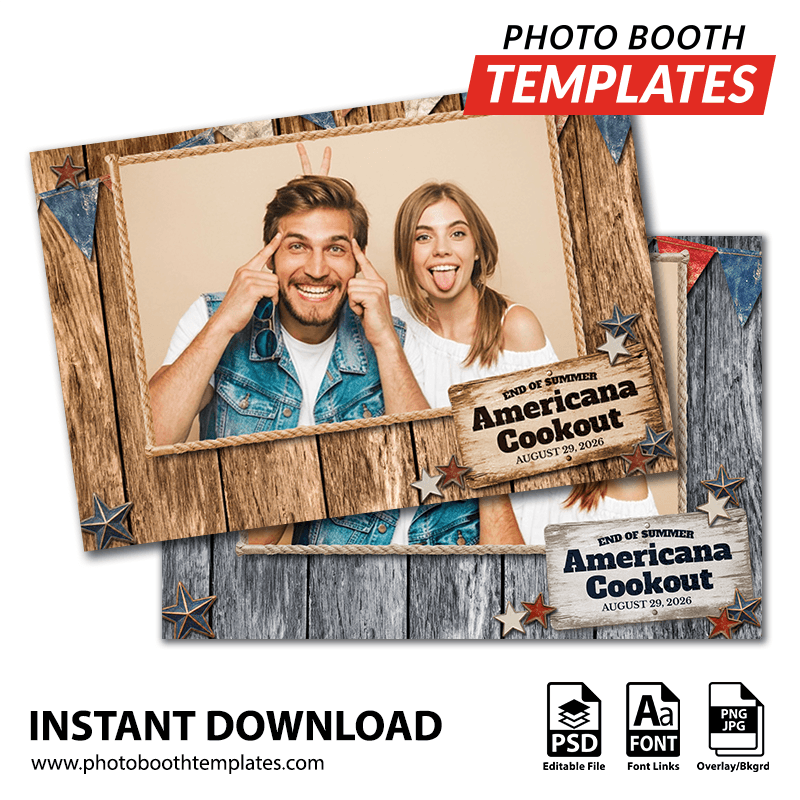 Americana Celebration Postcard 1 Americana Celebration Postcard