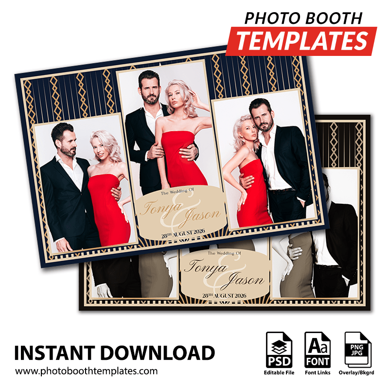 Golden Age Event 3-pose Postcard