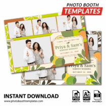 Citrus Harvest 4-pose Postcard