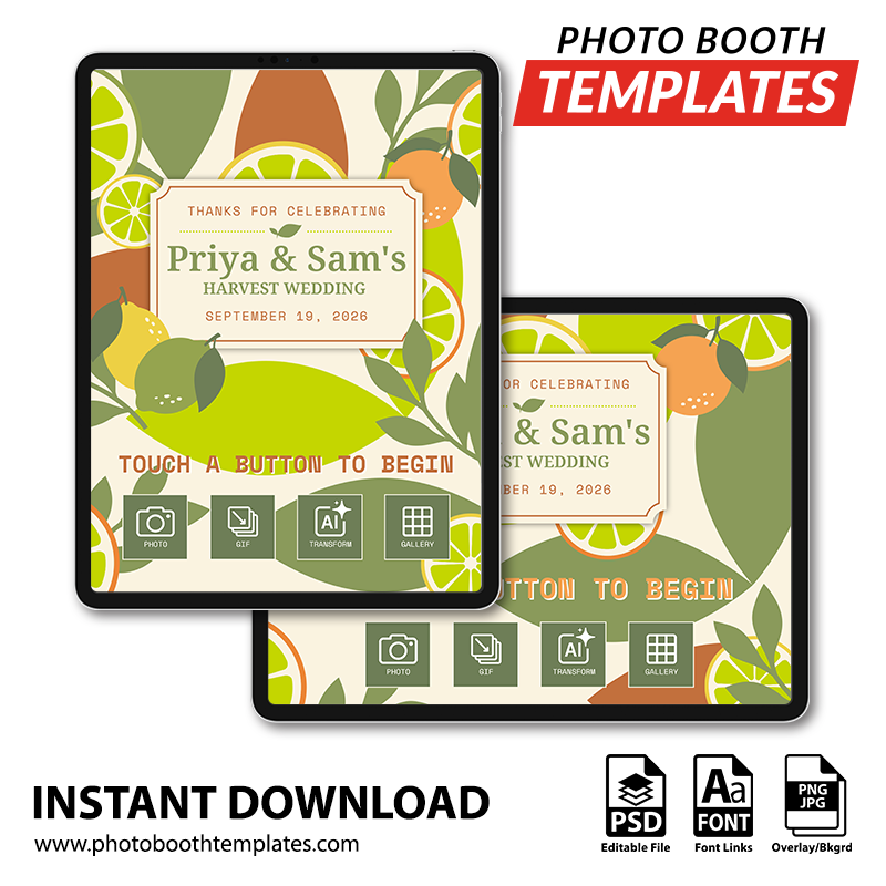 Citrus Harvest iPad Welcome Screens 1 Citrus Harvest iPad Welcome Screens