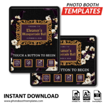Midnight Masquerade Noir iPad Welcome Screens