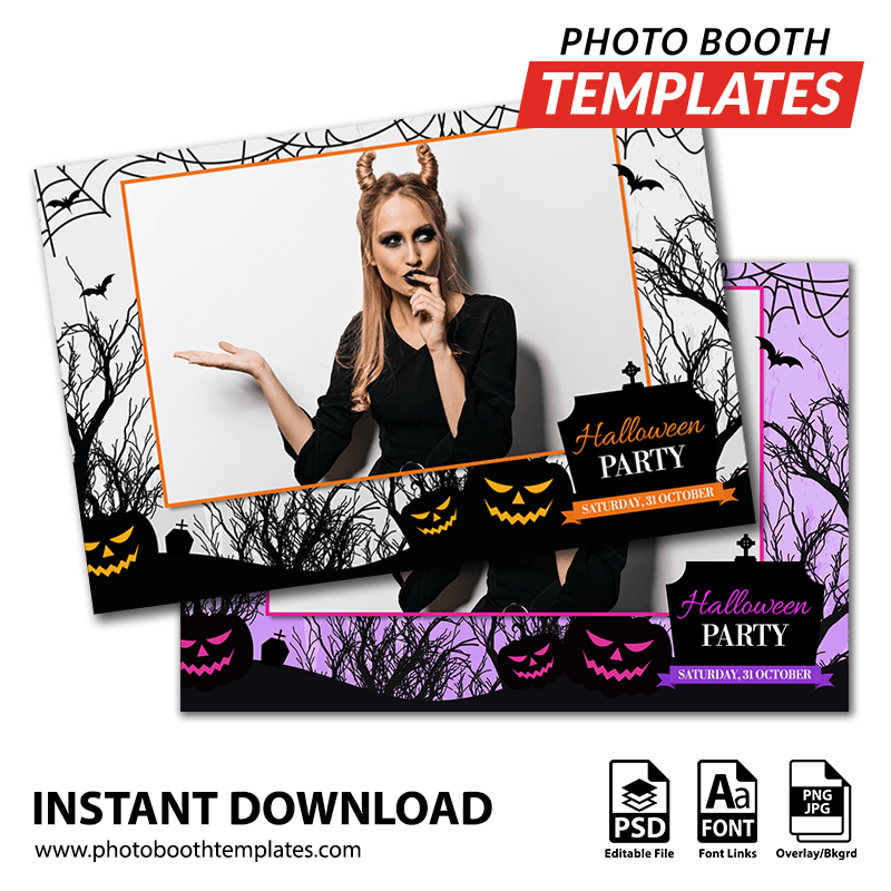 Spooky Halloween Postcard 1 Spooky Halloween Postcard