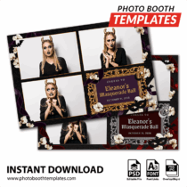 Midnight Masquerade Noir 3-pose Postcard