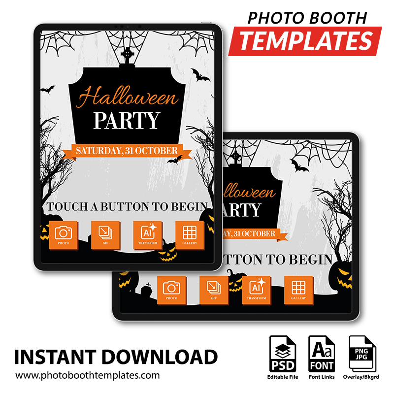 Spooky Halloween iPad Welcome Screens 1 Spooky Halloween iPad Welcome Screens