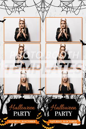 Spooky Halloween 3-up Strips 2 Spooky Halloween 3-up Strips