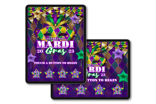 Illustrations - Festive Mardi Gras Celebration screens