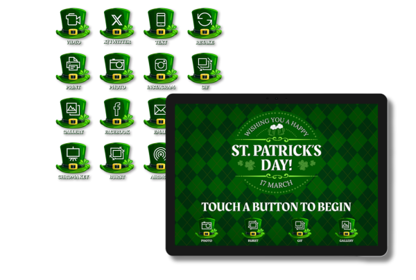 Illustrations - St. Patricks Bash Screens Buttons